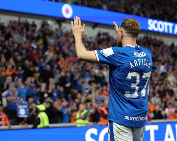 Scott Arfield is one of a handful first-team stars released by Rangers. (Photo by Ross MacDonald / SNS Group)