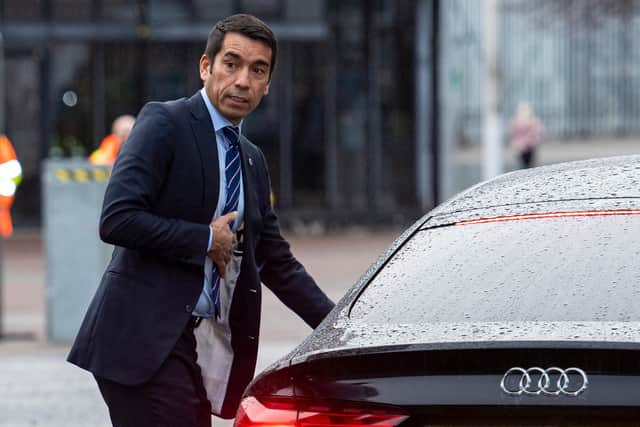 Rangers manager Giovanni van Bronckhorst.