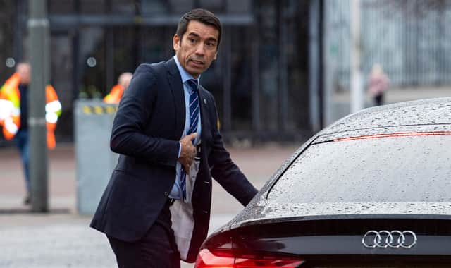 Rangers manager Giovanni van Bronckhorst.