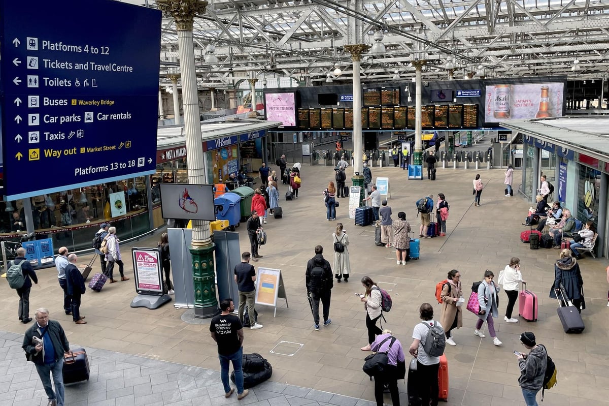 Rail travellers face ‘widespread disruption’ as RMT workers in Scotland strike