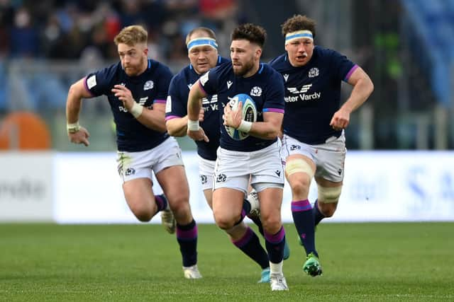 Italy had no answer to Ali Price's attacking threat. (Photo by Justin Setterfield/Getty Images)