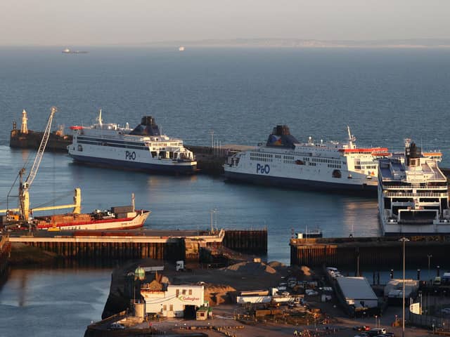 P&O Ferries sacked 800 staff and replaced them with low-paid agency workers (Picture: Adrian Dennis/AFP via Getty Images)