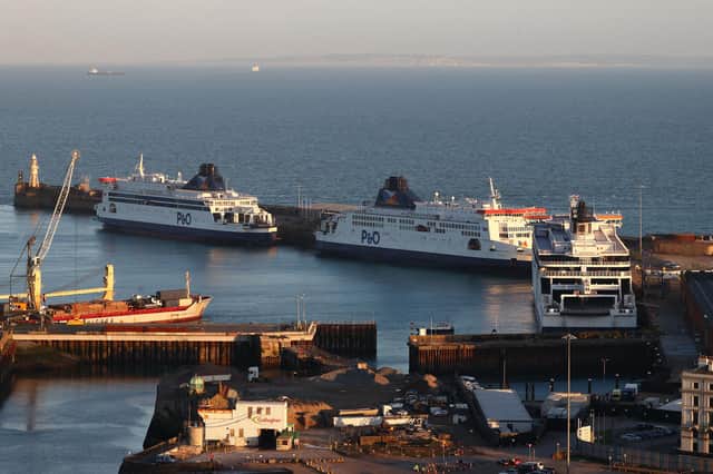 P&O Ferries sacked 800 staff and replaced them with low-paid agency workers (Picture: Adrian Dennis/AFP via Getty Images)