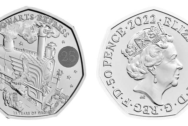 The coin forms part of a larger collection celebrating 25 years since the novel Harry Potter And The Philosopher’s Stone by JK Rowling was first published in the UK in 1997 by Bloomsbury Publishing.