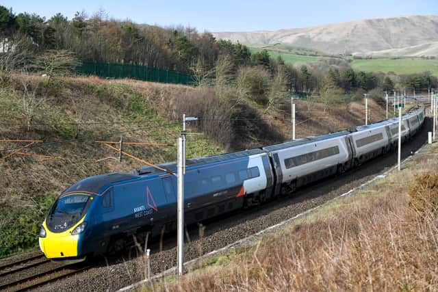 An Avanti West Coast train on the west coast main line