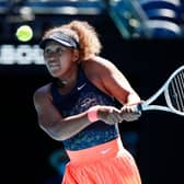 Naomi Osaka of Japan plays a backhand in her women’s singles semi-finals match against Serena Williams of the United States during day 11 of the 2021 Australian Open at Melbourne Park on 18 February 2021. (Pic: Getty Images)