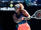 Naomi Osaka of Japan plays a backhand in her women’s singles semi-finals match against Serena Williams of the United States during day 11 of the 2021 Australian Open at Melbourne Park on 18 February 2021. (Pic: Getty Images)
