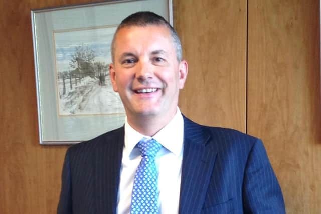 Fraser Sime, regional director for Scotland at Bank of Scotland, which is part of Lloyds Banking Group.