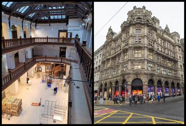 The famous Jenners store in Edinburgh's Princes Street has been emptied of stock and fittings.