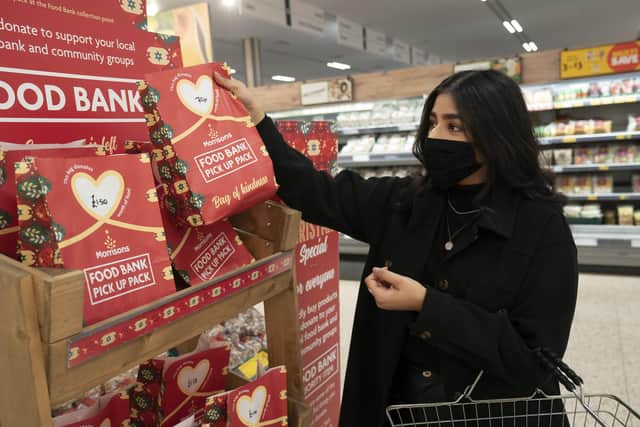 Food bank use has increased during the pandemic.