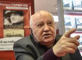 Mikhail Gorbachev speaks during the launch of his book 'I Remain an Optimist' at a book shop in Moscow in 2017 (Picture: Vasily Maximov/AFP via Getty Images)