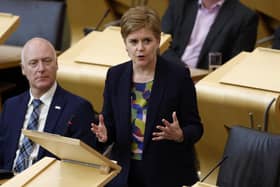 Former First Minister Nicola Sturgeon speaks during the 2023 -24 Programme for Government at the Scottish Parliament (Photo: Jeff J Mitchell/Getty Images)