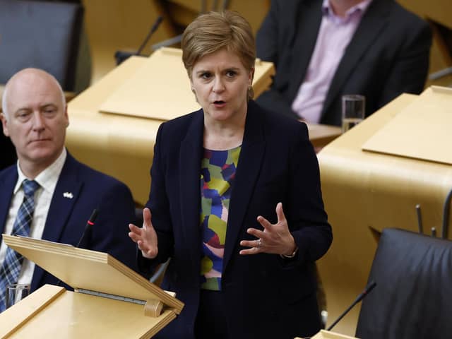 Former First Minister Nicola Sturgeon speaks during the 2023 -24 Programme for Government at the Scottish Parliament (Photo: Jeff J Mitchell/Getty Images)