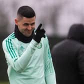 Tom Rogic during a Celtic training session at Lennoxtown, in February this year. (Photo by Craig Foy / SNS Group)