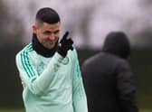 Tom Rogic during a Celtic training session at Lennoxtown, in February this year. (Photo by Craig Foy / SNS Group)