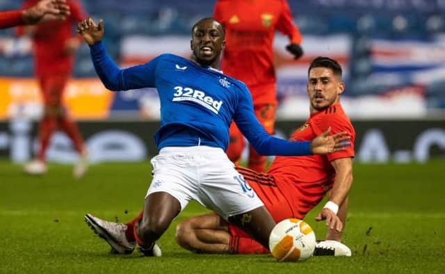 Glen Kamara's performances for Rangers in the Europa League this season have attracted interest from other clubs but Steven Gerrard insists none of his key players will be sold in the January transfer window. (Photo by Alan Harvey / SNS Group)