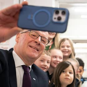 First Minister John Swinney has promises Scotland's classrooms will become phone-free (Picture: Jane Barlow - Pool/Getty Images)