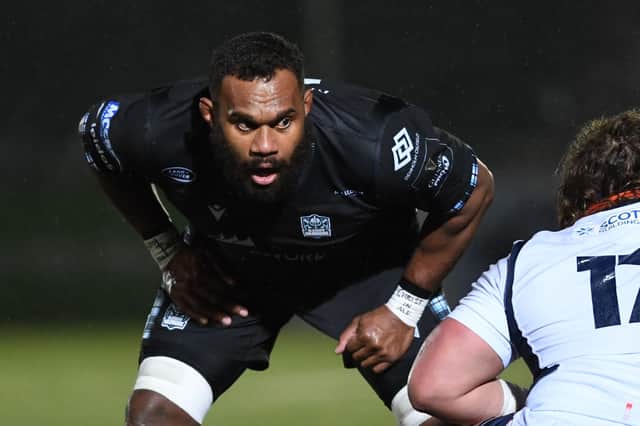 Leone Nakarawa will leave Glasgow Warriors to join Ulster in the summer. Picture: Ross MacDonald/SNS