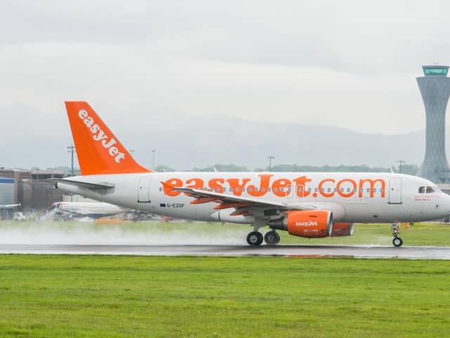The distinctive EasyJet planes are a familiar sight at Scottish airports including Edinburgh. Picture: Ian Georgeson