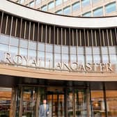 The multi-storeyed Royal Lancaster London is a mid-century architectural icon designed by Richard Seifert.