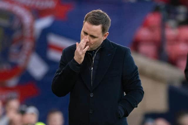 Rangers manager Michael Beale during the Viaplay Cup final defeat to Celtic at Hampden Park. (Photo by Craig Foy / SNS Group)