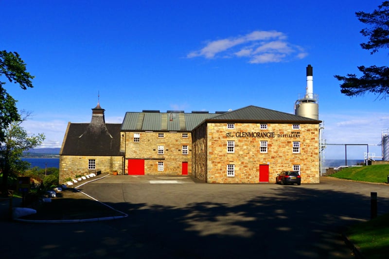 You can find Glenmorangie Distillery 36 miles north of Inverness, it was founded in 1843. The name is thought to derive either from Gleann Mòr na Sìth (valley of tranquillity) or Gleann Mór-innse (valley of big meadows). It is pronounced “glen-moh-ran-jee”.