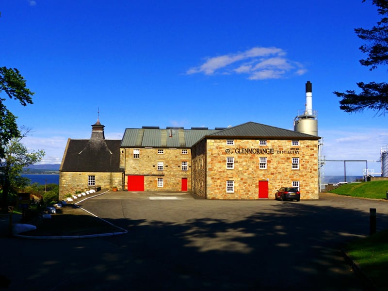 You can find Glenmorangie Distillery 36 miles north of Inverness, it was founded in 1843. The name is thought to derive either from Gleann Mòr na Sìth (valley of tranquillity) or Gleann Mór-innse (valley of big meadows). It is pronounced “glen-moh-ran-jee”.