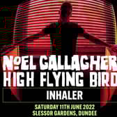 Noel Gallagher's High Flying Birds and Inhaler are the first acts confirmed for Dundee's new Summer Sessions festival.