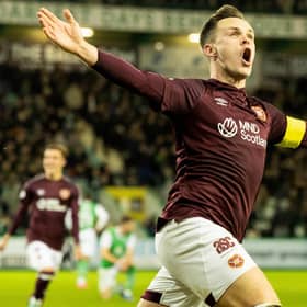 Lawrence Shankland has been in excellent form for Hearts this season.