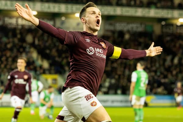 Lawrence Shankland has been in excellent form for Hearts this season.