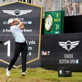 Jordan Spieth in action during his debut in last year's Genesis Scottish Open at The Renaissance Club. Picture: Andrew Redington/Getty Images.