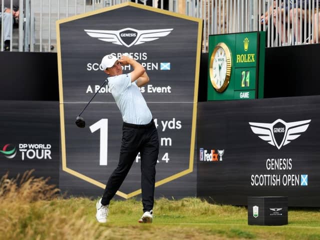 Jordan Spieth in action during his debut in last year's Genesis Scottish Open at The Renaissance Club. Picture: Andrew Redington/Getty Images.
