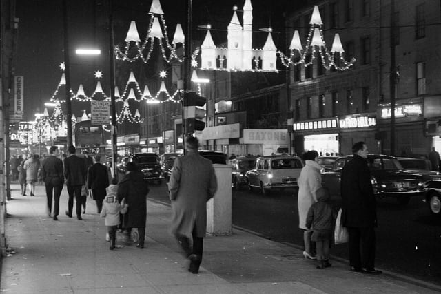 Glasgow Christmas lights, 1960s