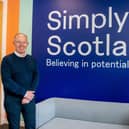 Mike Randall and William Devine at the opening of the new Simply Scottish operation, based at Eurocentral.