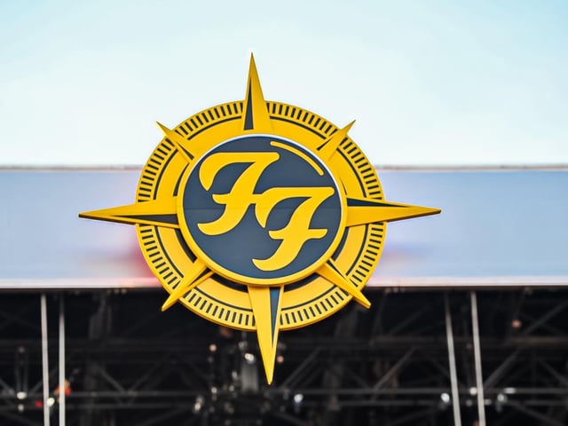 Foo Fighters on stage. Picture: Calum Buchan