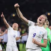 England's Ellen White celebrates their side's win over Sweden in the semi-final match in Sheffield (Picture: Naomi Baker/Getty Images)