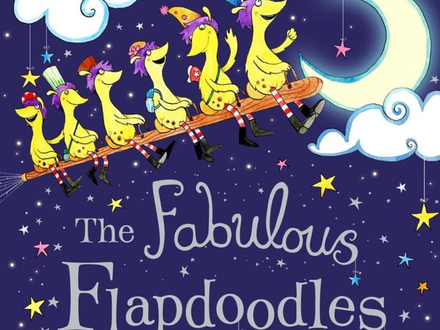 Chae Strathie is an award-winning Scottish author who grew up in the World Heritage village of New Lanark. His story is all about the funny flapdoodles who live in outer space and visit Earth at night. With yellow clothes, a purple wig and a fun hat you’ve got an easy costume.