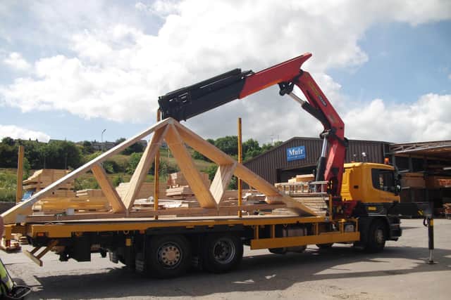 Muir Timber System's factory in Inverkeithing, Fife