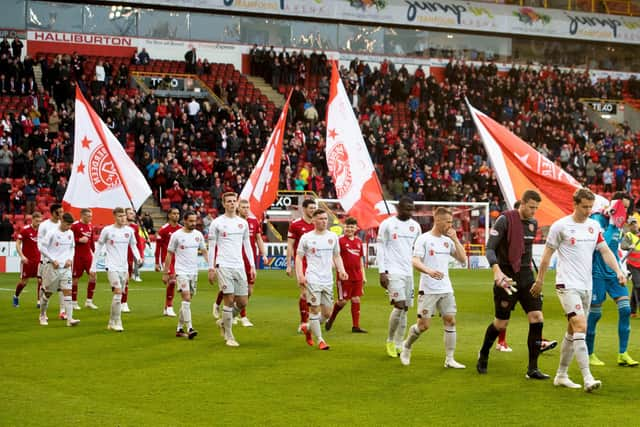 Aberdeen have set an initial 7,500 partial capacity at Pittodrie. Picture: SNS