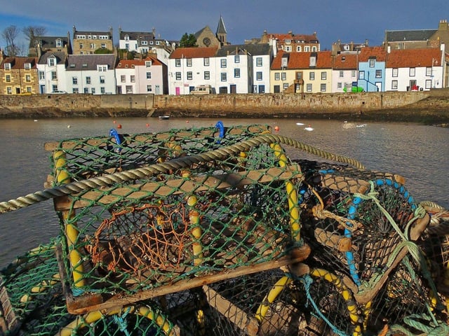 Pittenweem, a picturesque Scottish fishing village, was popular with visitors, with a rating of 72% and five stars for scenery