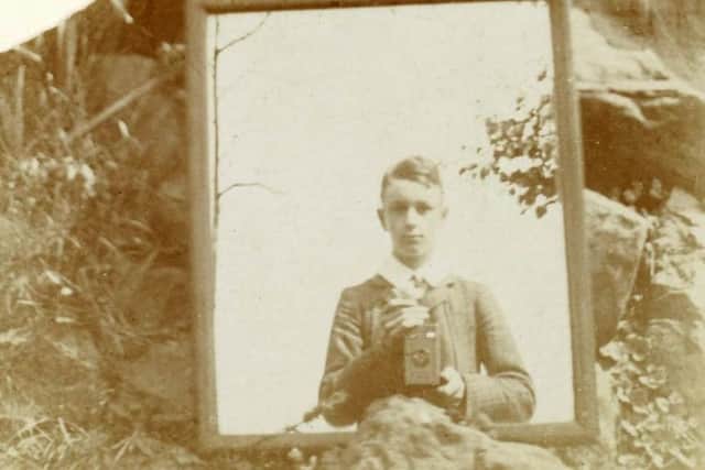 This is considered the 'first selfie' taken in Scotland by camera (1907).