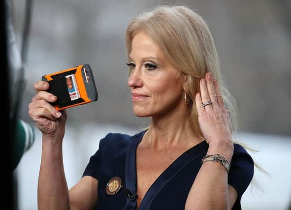 Kellyanne Conway said President Trump will make an address to the nation tonight Photo by Mark Wilson/Getty Images)