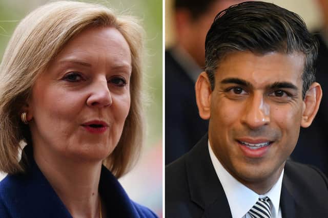 Liz Truss and Rishi Sunak will contest the vote of Conservative party members to become the next leader and Prime Minister (Picture: PA)