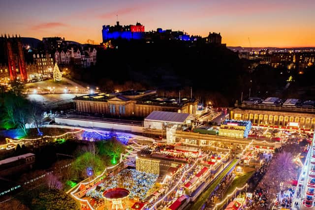 East Princes Street Gardens is normally transformed for the city's six-week long Christmas festival, which has been called off this year due to the pandemic. Picture: Ian Georgeson