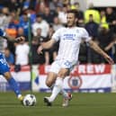 Rangers defender Ben Davies (right) made his first appearance of the season in the 2-0 win over St Johnstone at McDiarmid Park. (Photo by Alan Harvey / SNS Group)