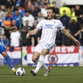 Rangers defender Ben Davies (right) made his first appearance of the season in the 2-0 win over St Johnstone at McDiarmid Park. (Photo by Alan Harvey / SNS Group)