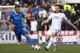 Rangers defender Ben Davies (right) made his first appearance of the season in the 2-0 win over St Johnstone at McDiarmid Park. (Photo by Alan Harvey / SNS Group)