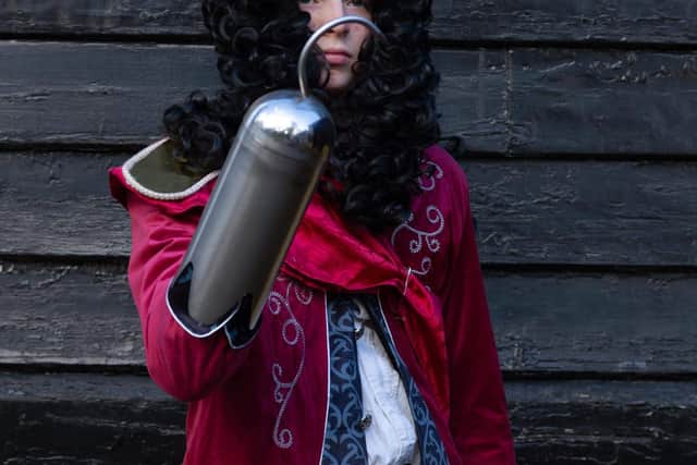 Isaac Masson as Hook. (Pic: Hannah Smith)