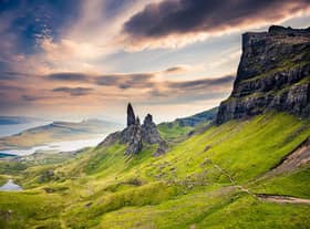 The Old Man of Storr is one of the Skye landmarks where people and traffic sensors are now providing real-time data to tourists to allow them to avoid congestion at island beauty spots. Picture: Modes Rodríguez/Flickr/CC
