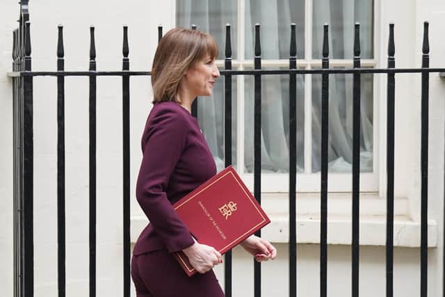 Chancellor Rachel Reeves leaving 11 Downing Street, London, for the House of Commons to deliver her spring statement to MPs.